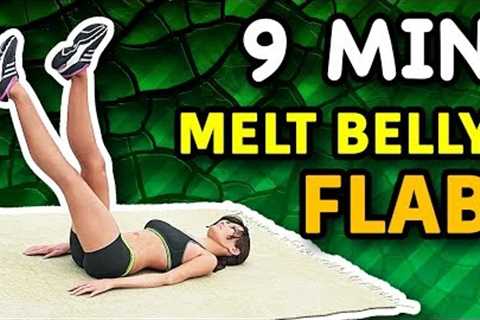 9 Minute Workout Melts Belly Flab and Builds Ab Muscles