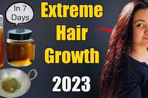 7 Days Hair Growth Challenge (2023) : Grow Hair Faster, Thicker & Longer Naturally in Just 7..