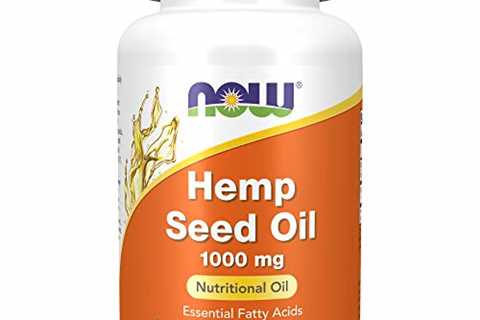 Now Foods Supplements, Hemp Seed Oil 1,000 mg, Essential Fatty Acids, Nutritional Oil, 120 Softgels