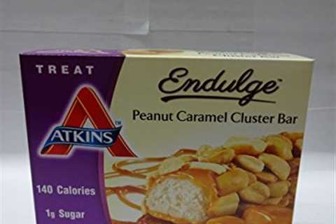 Atkins Endulge Bar Peanut Caramel Cluster 1.2 Ounce Each 5 Bars Per Pack (Pack of 4)