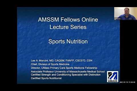 Sports Nutrition | National Fellow Online Lecture Series