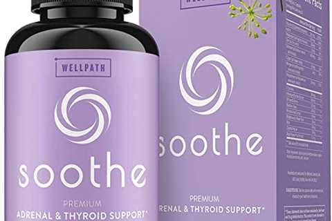 Soothe Thyroid Support and Adrenal Support Supplement - 2 in 1 Natural Formula to Support Energy,..