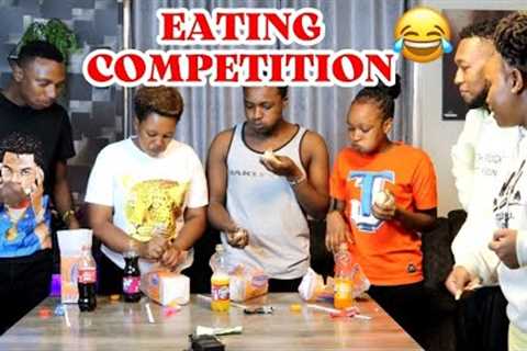 EATING COMPETITON 😂😂😂😂GUESS WHO WON 🏆