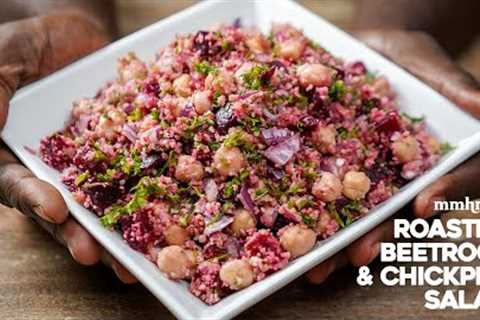 Roasted Beet Root & Chickpea (Channa) Salad