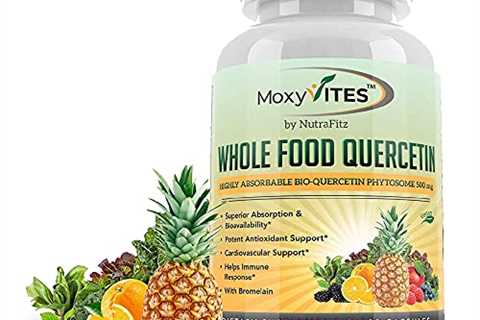 Quercetin 500mg with Bromelain Supplement, Bioactive Phytosome Complex, Pure Organic Whole Food..