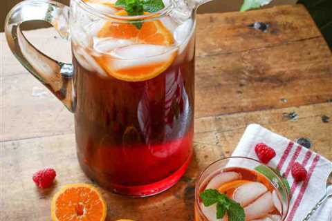 Cranberry Iced Green Tea