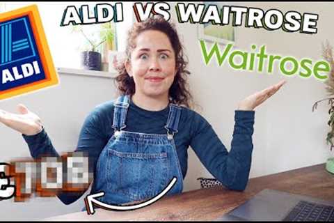 IS WAITROSE CHEAPER THAN ALDI?! Doing My WEEKLY Food Haul From Waitrose! ALDI VS WAITROSE 2023