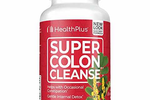 Health Plus Super Colon Cleanse: 10-Day Cleanse -Detox | 3 Cleanses, 120 Count (Pack of 1)