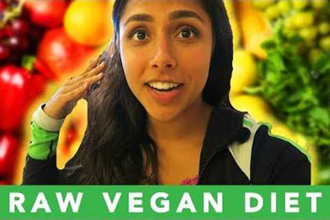 Trying The RAW VEGAN DIET For A Week 🥕 (No animal products or cooked foods)