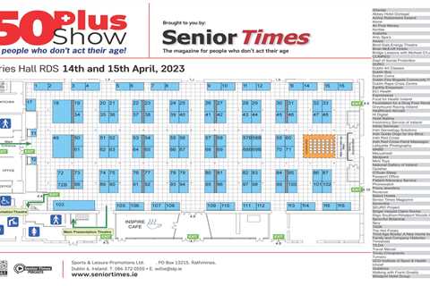 The 50 Plus Show Floorplan and List Of Exhibitors