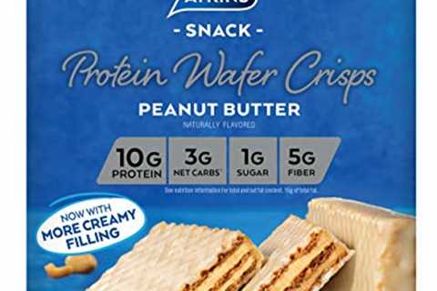 Atkins Protein Wafer Crisps, Peanut Butter, Keto Friendly, 5 Count