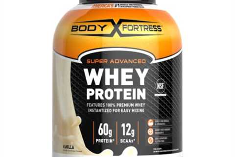 Body Fortress Super Advanced Whey Protein Powder, Gluten Free, Vanilla, 5 Lbs