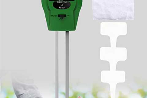 Soil pH Meter 3-in-1 Soil Tester Moisture, Light, pH, Meter Tool for Garden, Farm, Plant, Outdoor,..