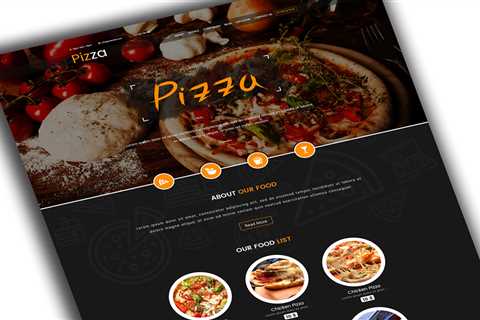 Pizza Restaurant Website Design