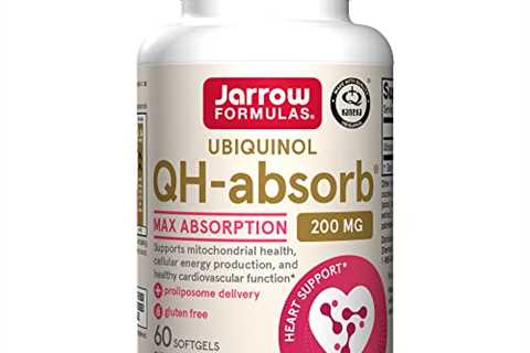Jarrow Formulas QH-absorb 200 mg - 60 Softgels - High Absorption Co-Q10 - Active Antioxidant Form..