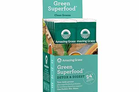 Amazing Grass Greens Blend Superfood: Super Greens Powder Smoothie Mix with Organic Spirulina,..