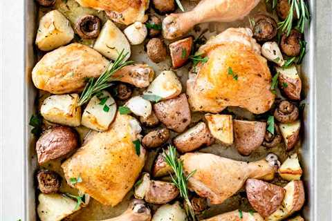 One Pan Roasted Chicken and Potatoes