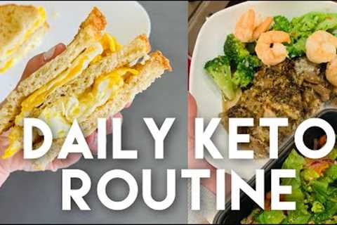 WHAT I EAT IN A DAY FOR FAT LOSS - MY DAILY KETO ROUTINE!