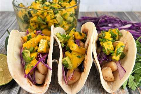 Scallop Tacos with Mango Salsa