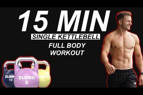 15 MIN: Single KETTLEBELL Workout (FULL BODY)!