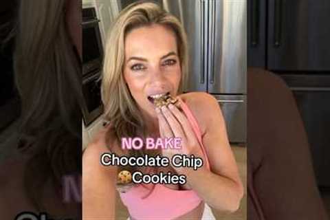 NO BAKE Chocolate Chip Cookies