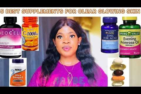 BEST SUPPLEMENTS FOR GLOWING SKIN: Dietary Supplement – Pill : Best Vitamins / Collagen Supplements