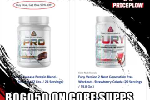 CORE Nutritionals BOGO50 at Vitamin Shoppe Through April 2nd