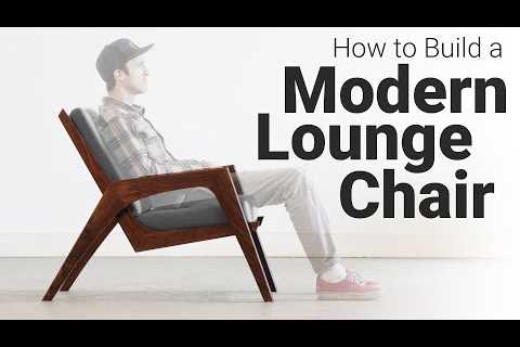 How to Build a Lounge Chair â Woodworking Plans Available