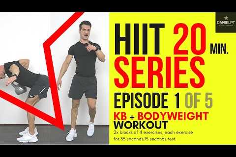 HIIT WORKOUT body weight + Kettle bell | 20 Minute HIIT Cardio Kettle bell Workout Series | Part 1