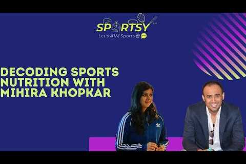 Ep#96 | Decoding Sports Nutrition – ft Mihira Khopkar | Reliance Foundation | MARK | Food for Mood