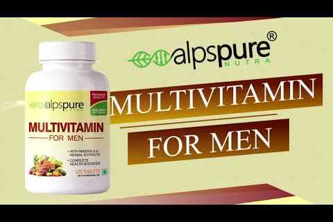 Multivitamin for Men-Health Booster with Herbal Extracts and Minerals