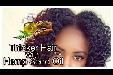 How to Get Thicker Hair with Hemp Seed Oil |Type 4  Fine Natural Hair | Simply Subrena