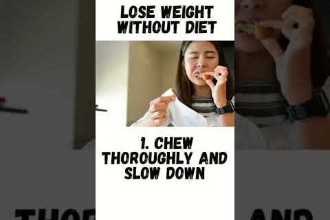 How to Lose Weight without dieting #shortsvideo