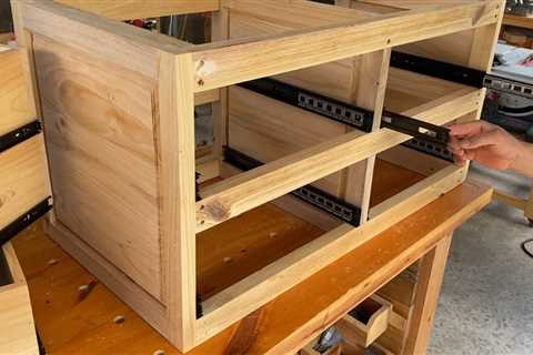 How to Build a Storage Cabinet // Simple Woodworking Project