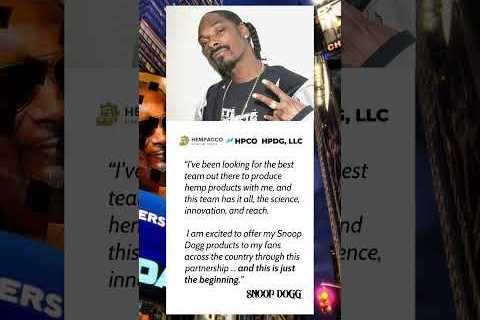 Snoop Dogg and Hempacco: The Ultimate Collaboration for Hemp-Based Products #shorts