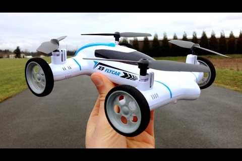 First Outdoor Flight â Syma X9 Flying Car Quadcopter Drone