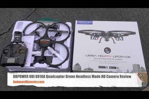 DBPOWER UDI U818A Quadcopter Drone Headless Mode HD Camera Review