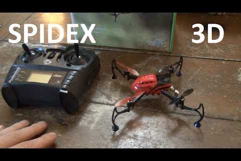 Spidex 3D Quadcopter Review & Flight Test
