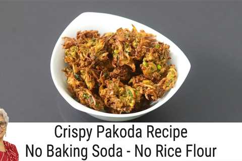 Crispy Pakora Without Baking Soda â No Rice Flour Matar Pakoda Recipe â Green Peas Pakoda