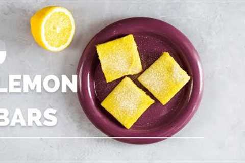 Easy Lemon Bars | Delicious Plant-based Dessert Recipes | Erbology