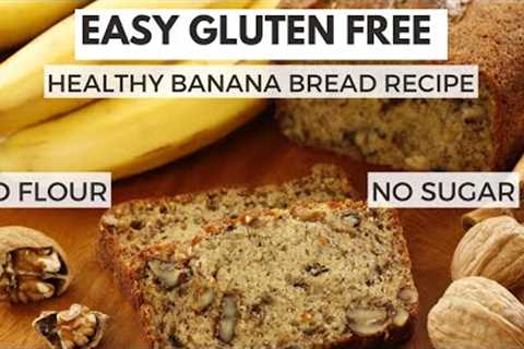 Healthy Gluten Free Banana Bread - Paleo Oatmeal Bread (No Flour, No White Sugar)