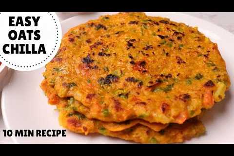 10-MINUTE OATS CHILLA Recipe for Weight Loss | Healthy Tuesdays â Episode 01