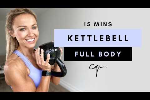 15 Min FULL BODY KETTLEBELL WORKOUT at Home | Caroline Girvan