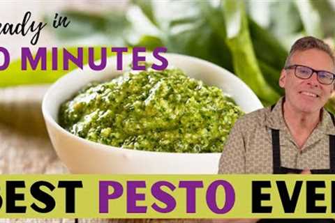 Genovese Pesto | Mediterranean Diet Recipes