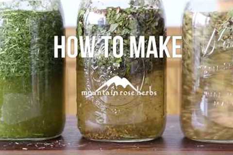 How  to Make Herbal Infusions