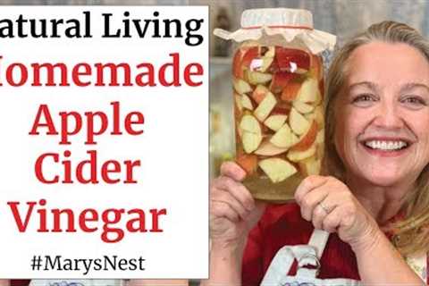 How to Make Homemade Apple Cider Vinegar with the Mother - DIY From Scratch Recipe for Beginners