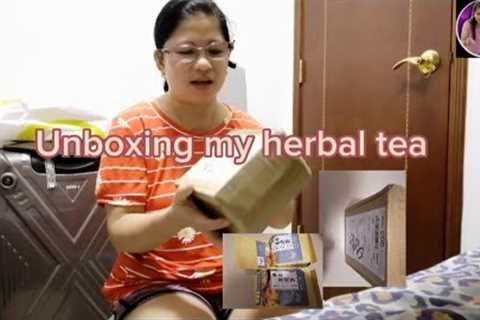 Unboxing herbal stone tea #ofw #hongkong #Gina Obañez TV