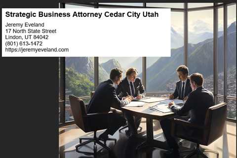 Strategic Business Attorney Cedar City Utah