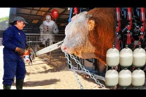 Revolutionary Milking Robot Boost Dairy Production & Feed Cattle with Silage Tips by Gorgeous..