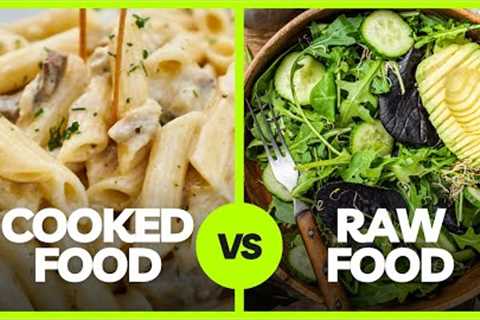 Benefits Of Raw Food Over Cooked Food! Lou Corona Demonstrates The Difference!